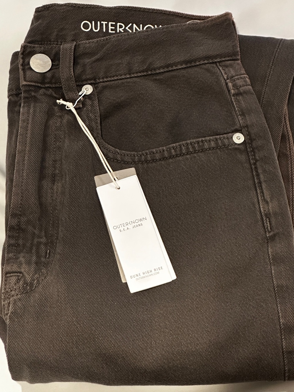 Outerknown dune S.E.A. Jeans – Size 24 | NWT | High Rise | 100% Organic cotton